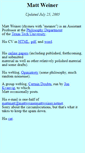 Mobile Screenshot of mattweiner.net